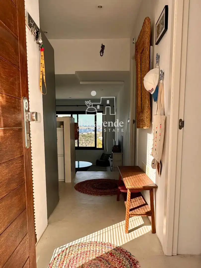 Schlafzimmer von Wohnung zur Miete in Sant Josep de sa Talaia mit Klimaanlage, Terrasse und Möbliert