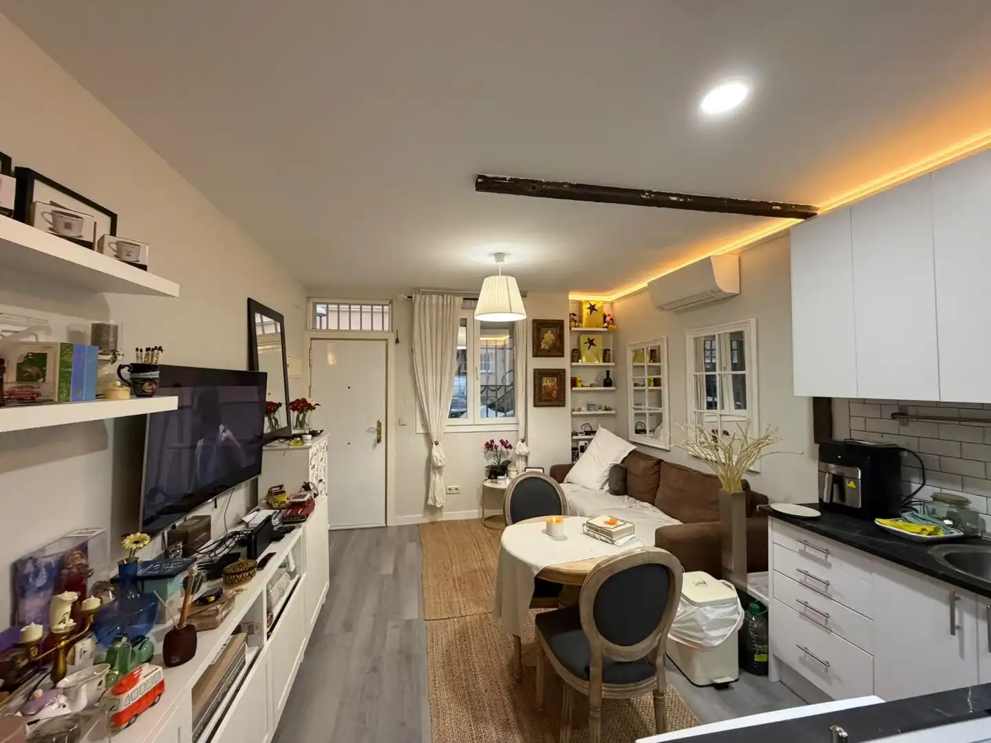 Sala de estar de Piso en venta en Madrid con Aire acondicionado y Amueblado