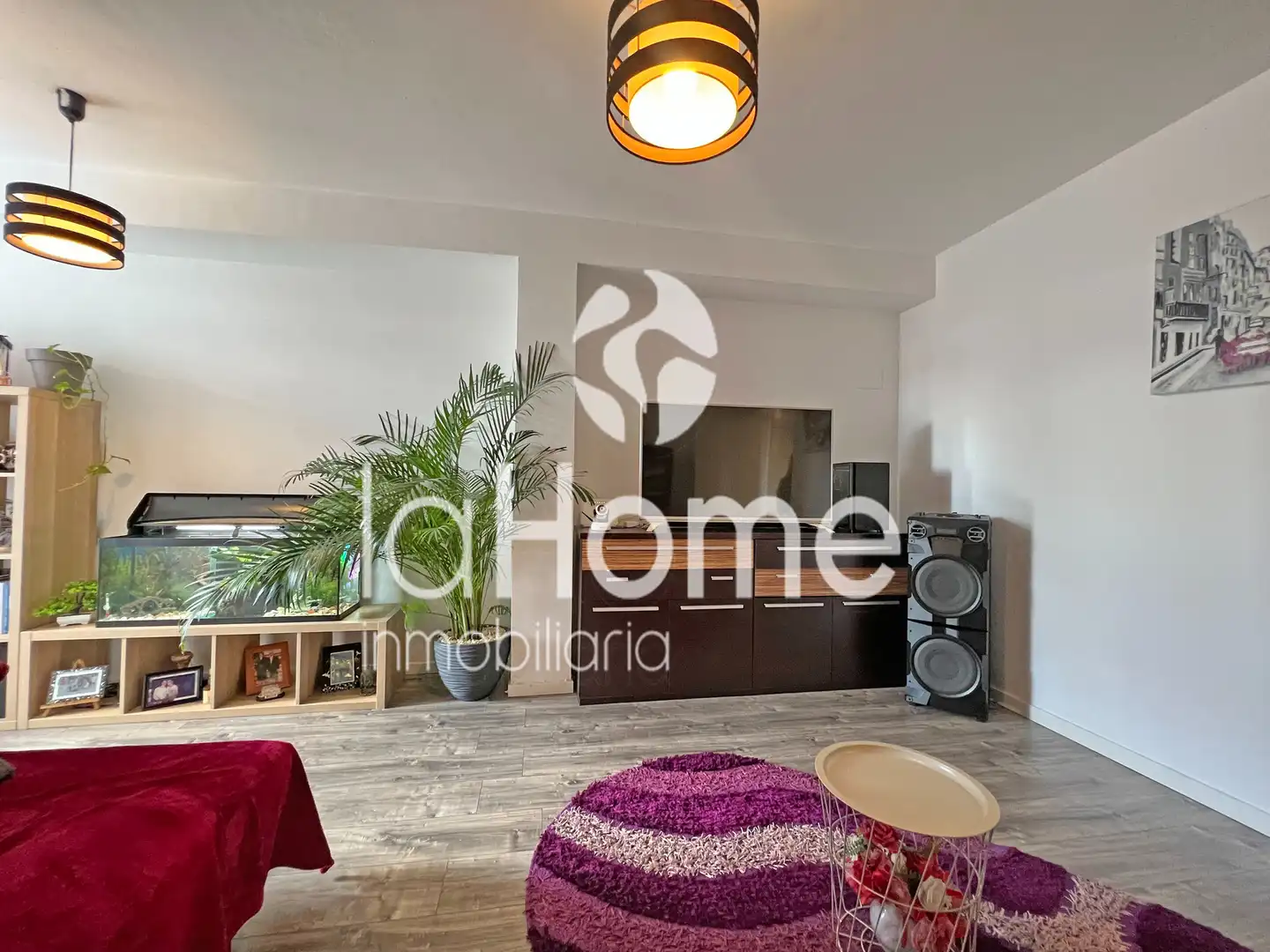 Wohnzimmer von Wohnung zum Verkauf in La Pobla de Vallbona mit Klimaanlage, Heizung und Parkett