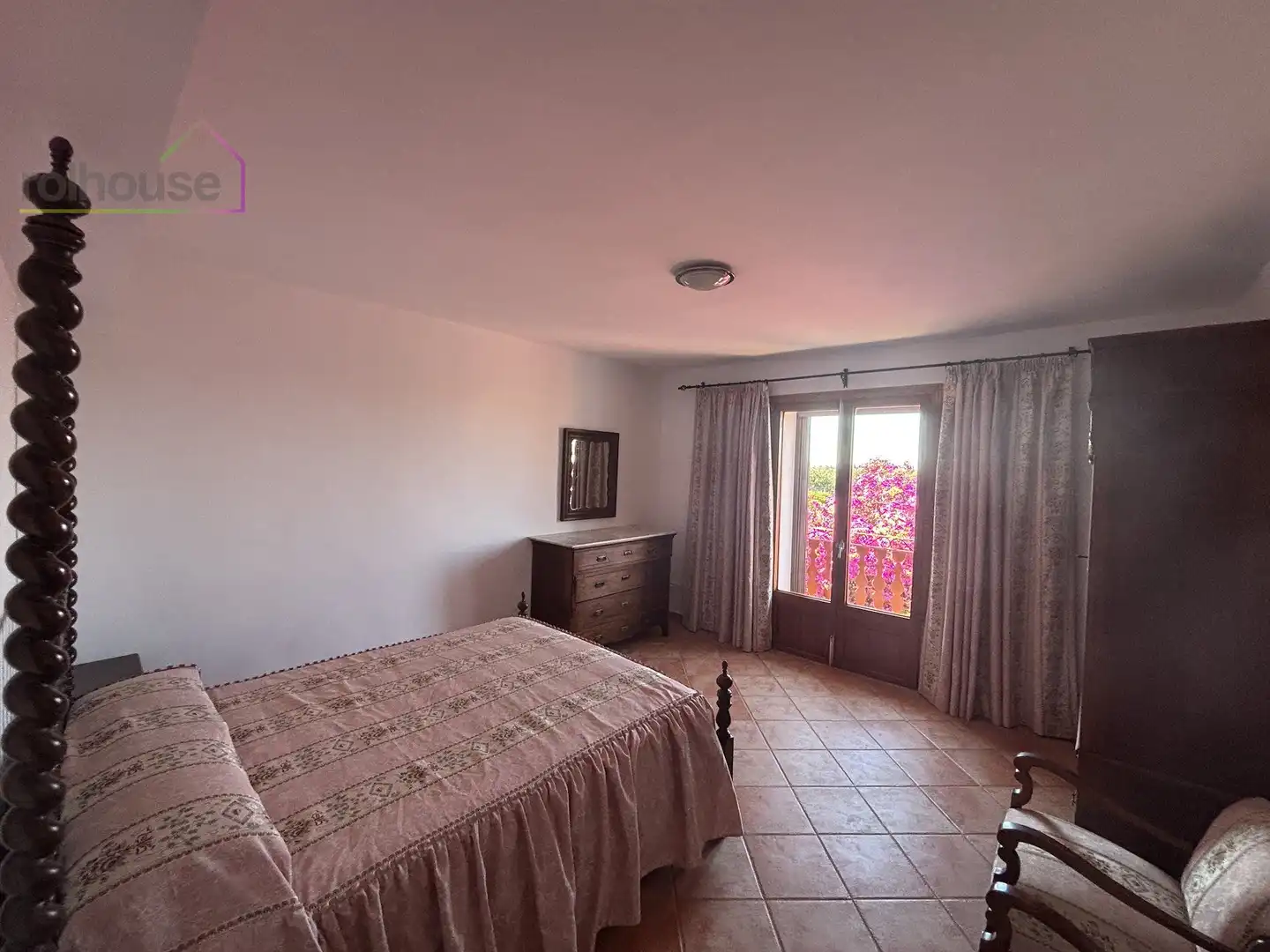 Bedroom of Flat for rent in  Palma de Mallorca  with Terrace, Furnished and TV