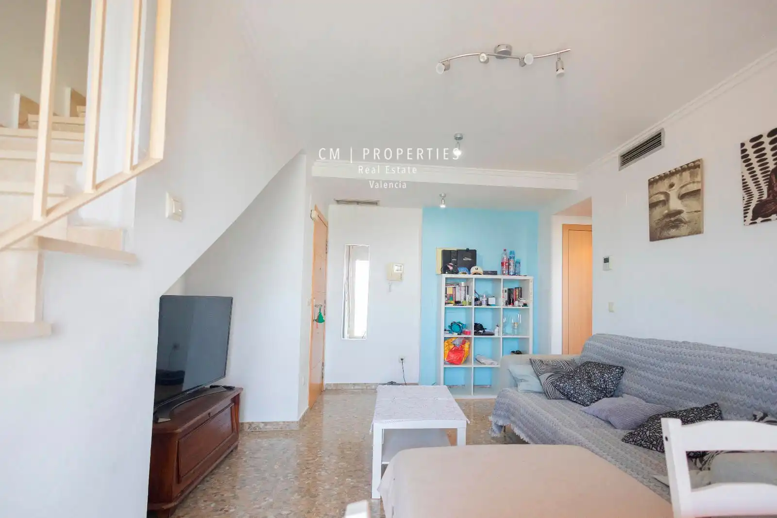 Sala de estar de Dúplex en venta en Valencia con Aire acondicionado, Terraza y Trastero