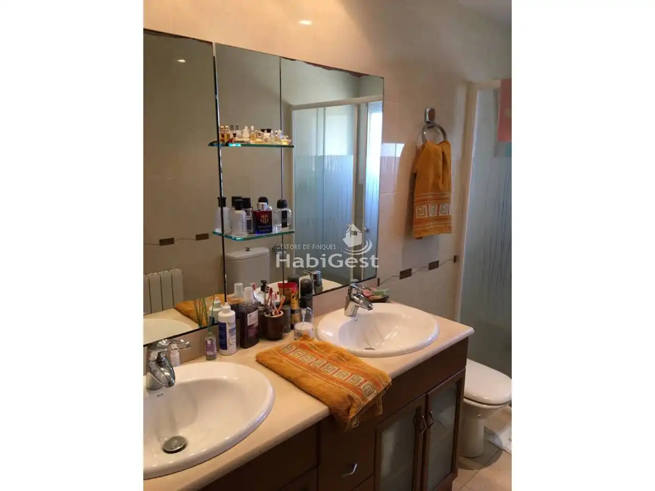 Baño de Casa o chalet en venta en Fontcoberta con Jardín privado, Terraza y Piscina