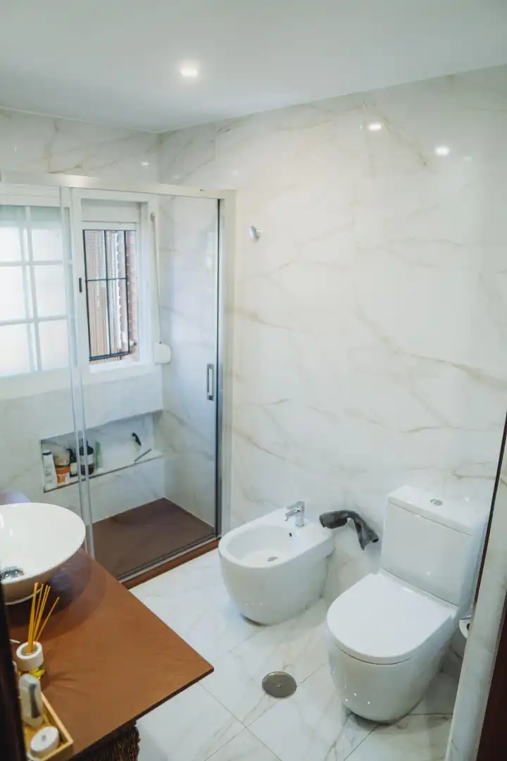 Baño de Casa o chalet en venta en Rivas-Vaciamadrid con Aire acondicionado, Calefacción y Jardín privado
