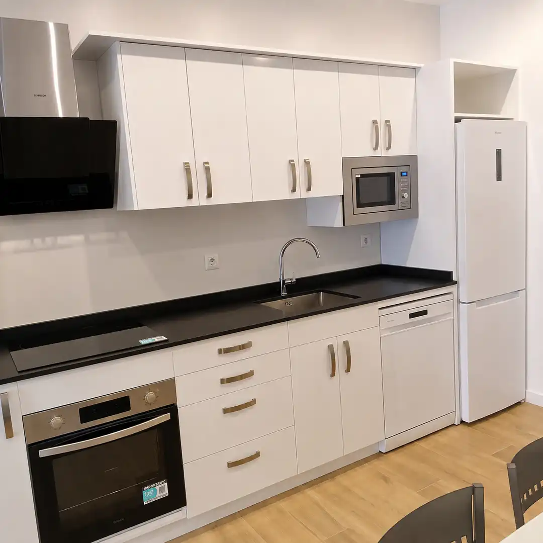 Küche von Wohnung zur Miete in Medio Cudeyo mit Heizung, Möbliert und Ofen