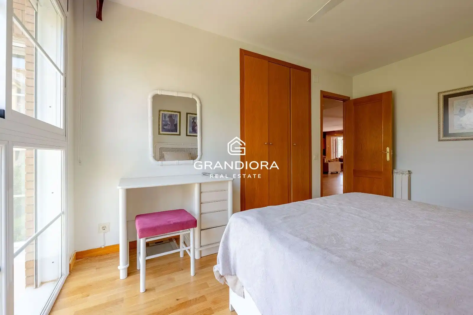 Schlafzimmer von Maisonette zur Miete in Sant Andreu de Llavaneres mit Klimaanlage, Terrasse und Schwimmbad