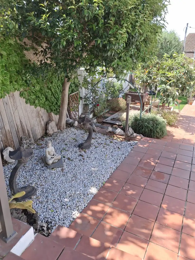 Jardín de Casa adosada en venta en Castelldefels con Aire acondicionado, Calefacción y Terraza