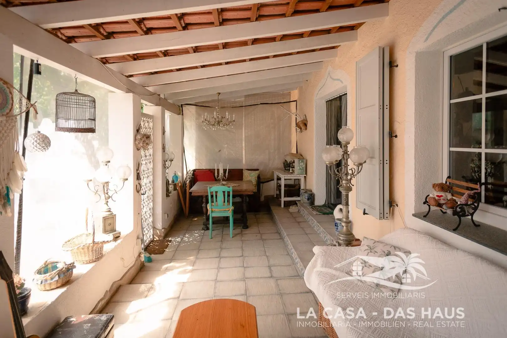 Terraza de Finca rústica en venta en Maçanet de la Selva