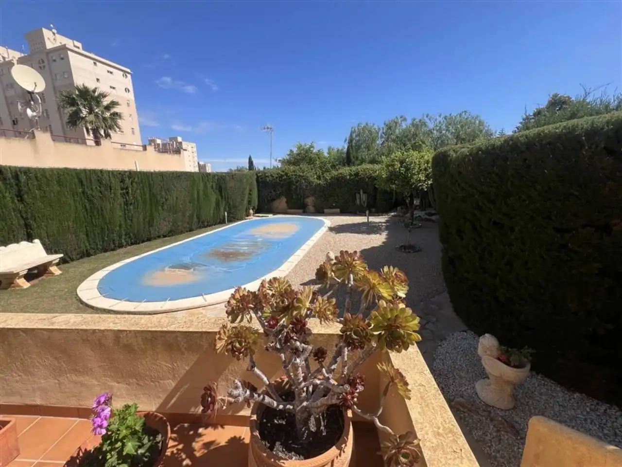 Jardín de Casa o chalet en venta en Cartagena con Aire acondicionado, Jardín privado y Terraza