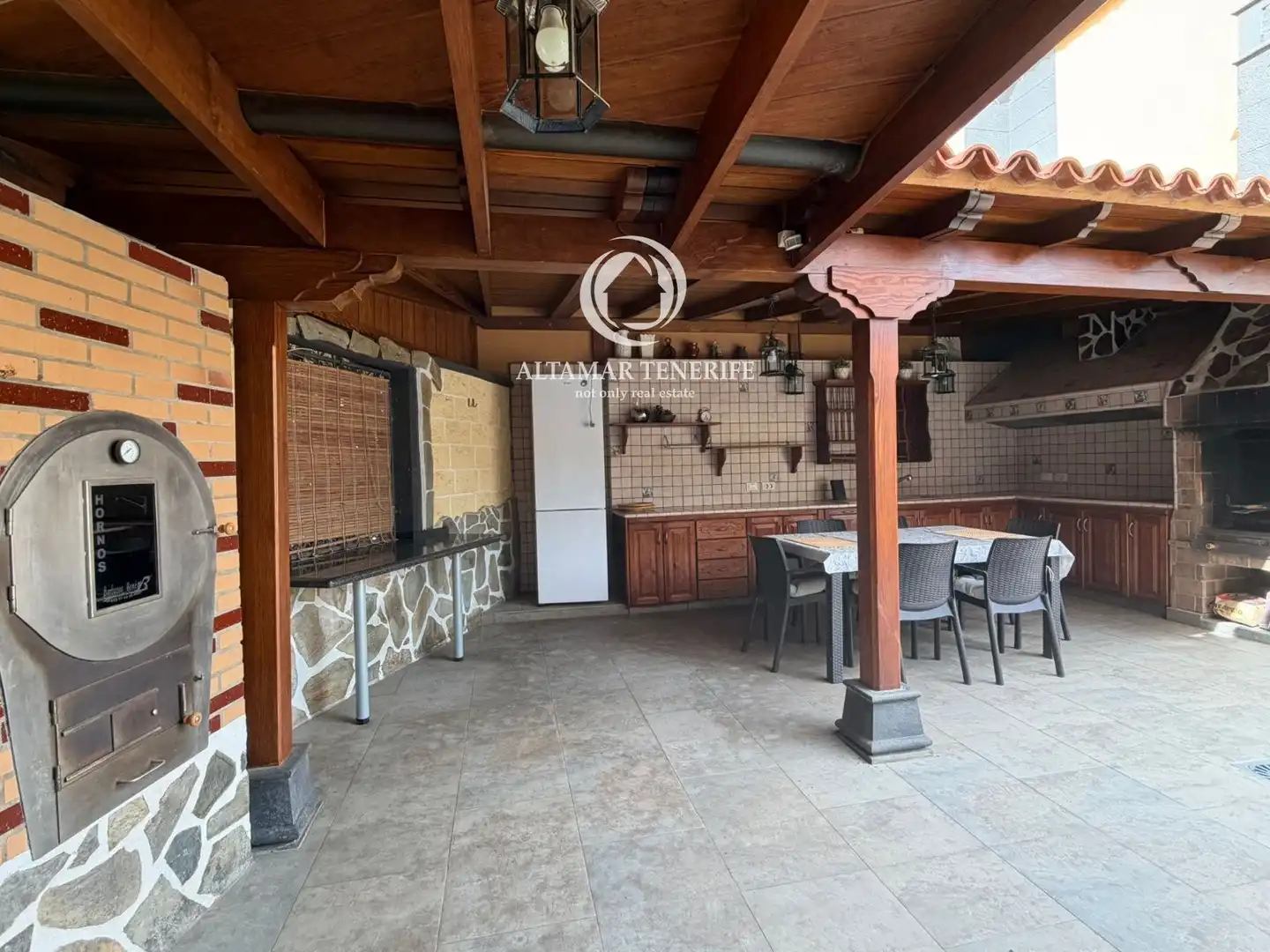 Terrasse von Einfamilien-Reihenhaus zur Miete in Adeje mit Klimaanlage, Terrasse und Abstellraum