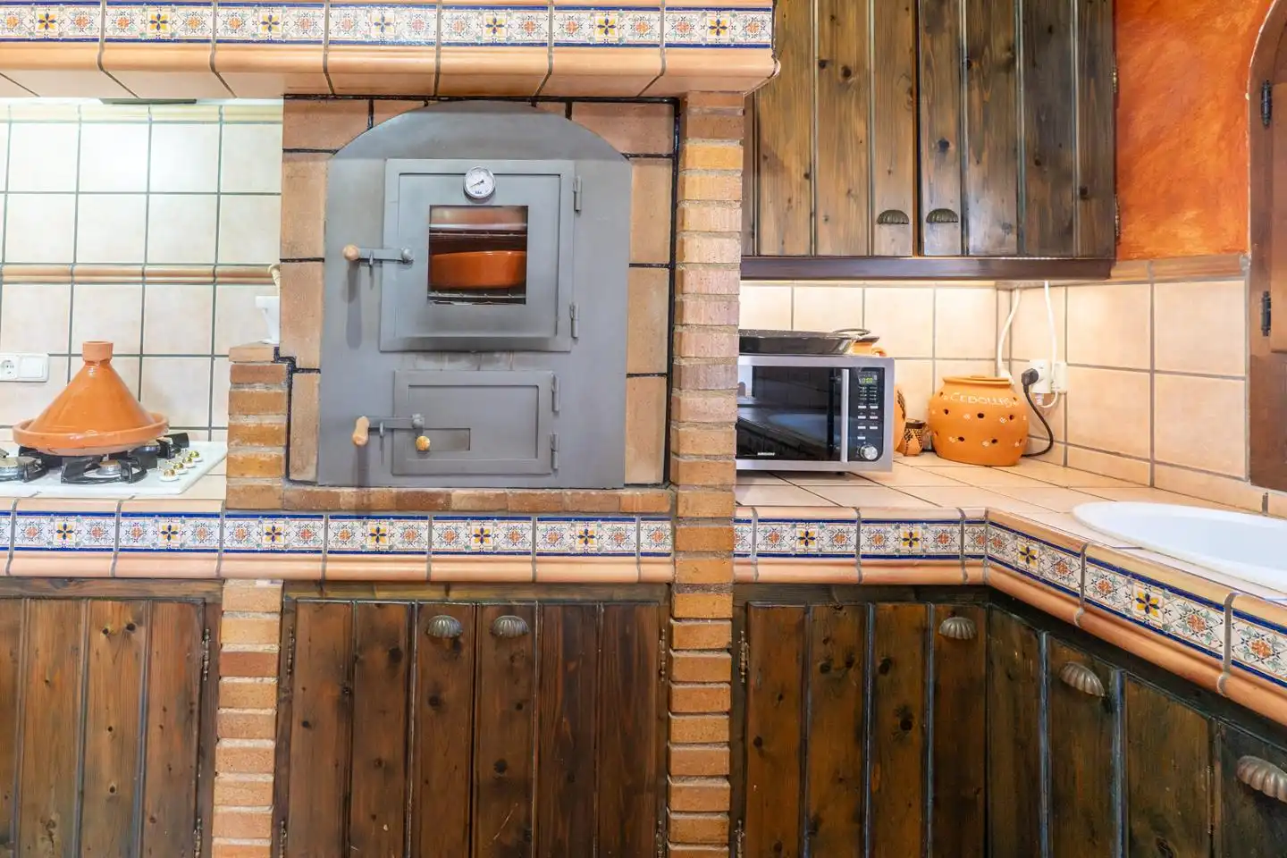 Cocina de Casa o chalet en venta en Elche / Elx con Aire acondicionado, Calefacción y Jardín privado