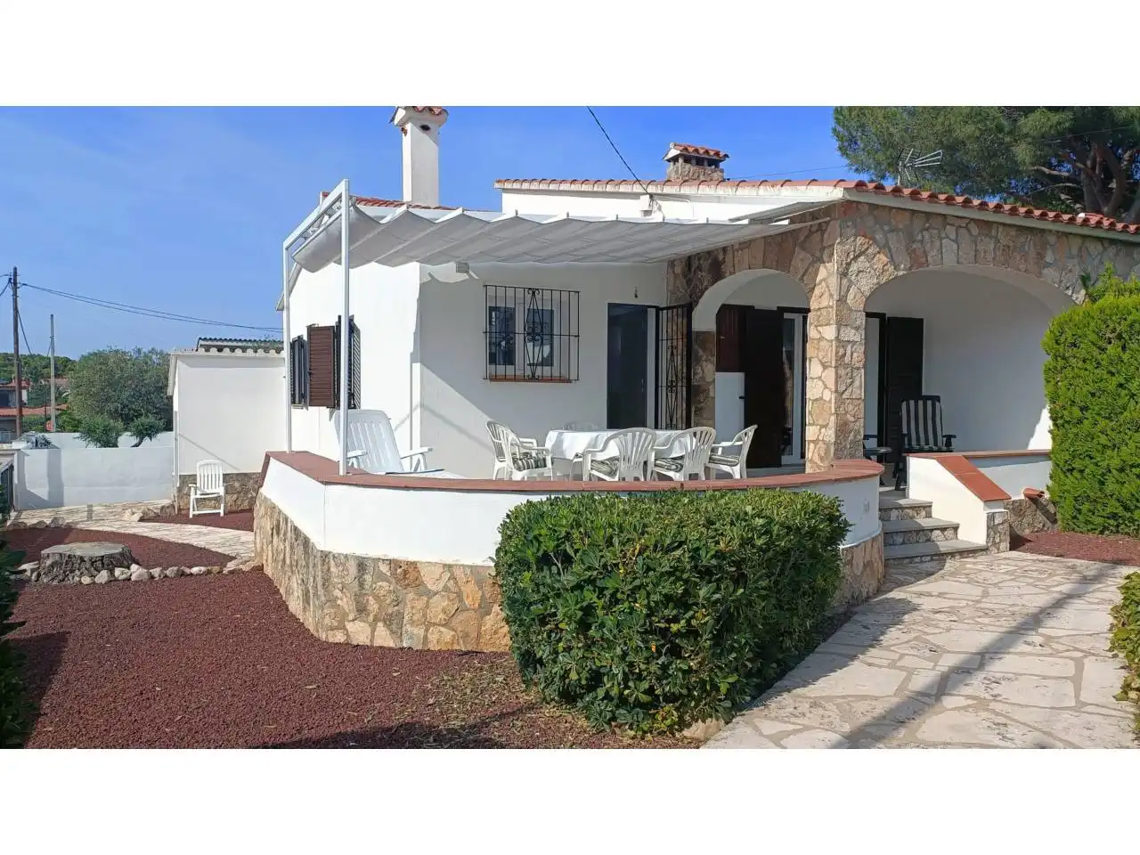 Terrassa de Casa o xalet en venda en L'Escala amb Aire condicionat, Jardí privat i Terrassa