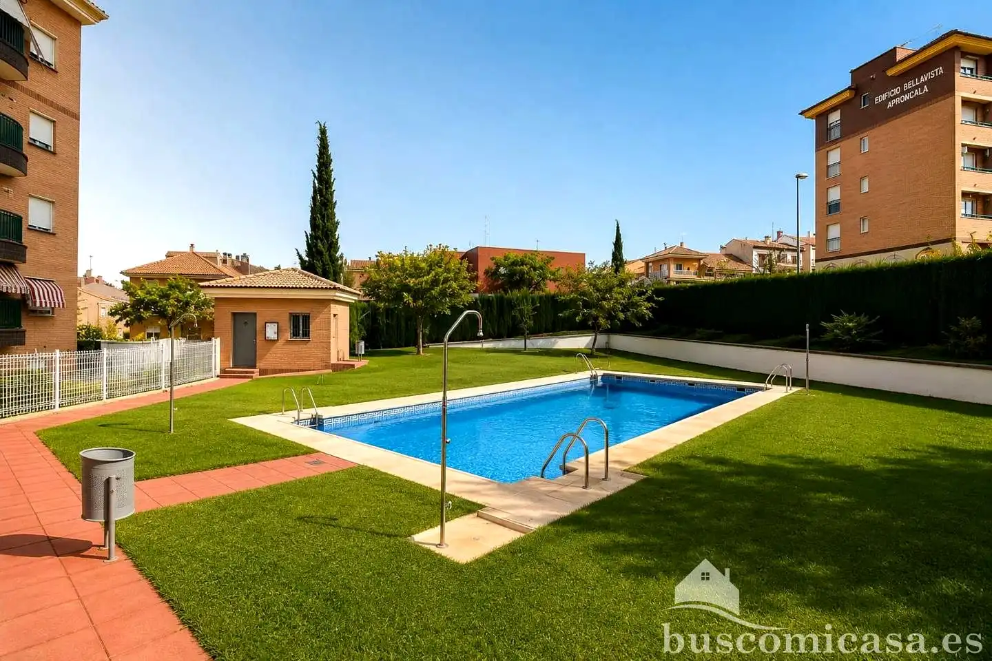Swimming pool of Ground floor for sale in Linares  with Air Conditioner, Parquet flooring and Furnished