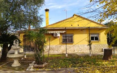 Vista exterior de Casa o xalet en venda en Rafelguaraf amb Terrassa, Traster i Piscina