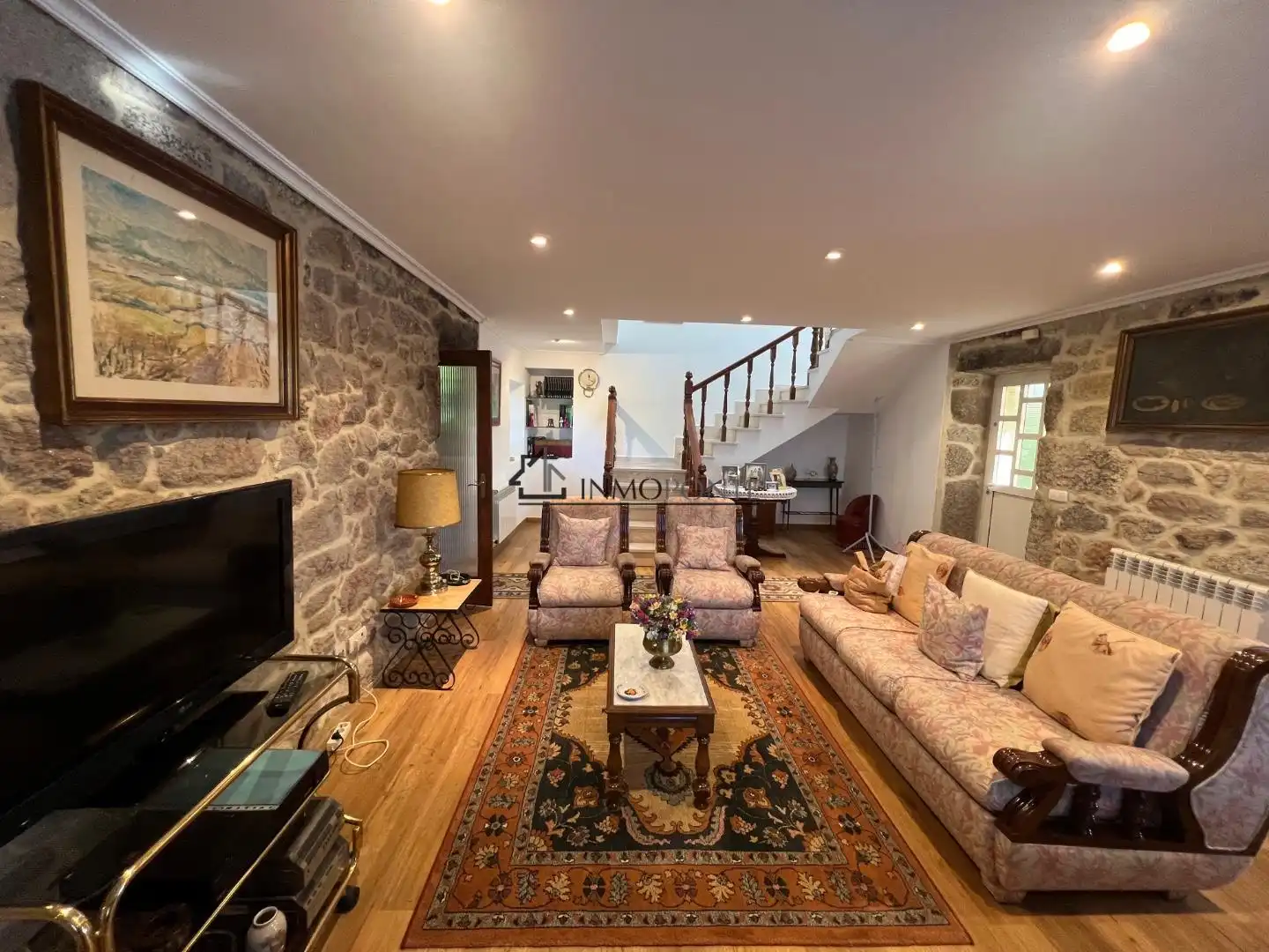 Sala de estar de Casa o chalet en venta en Cotobade con Jardín privado