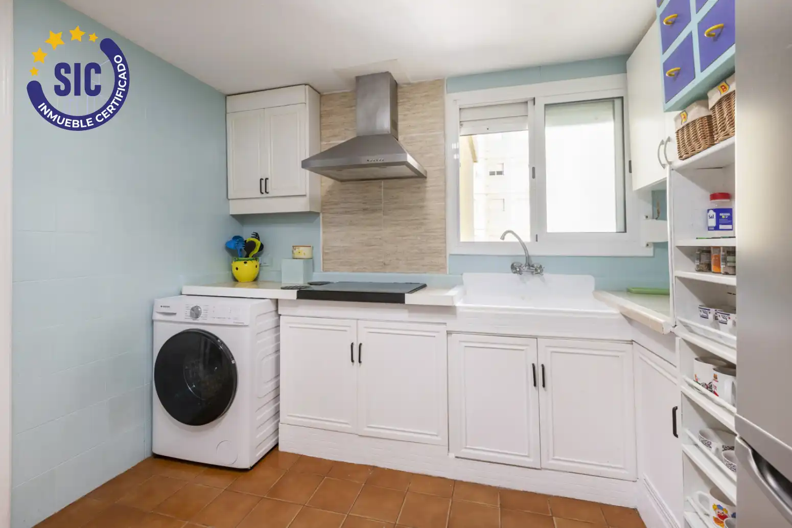 Cocina de Piso en venta en Sueca con Jardín privado, Terraza y Balcón