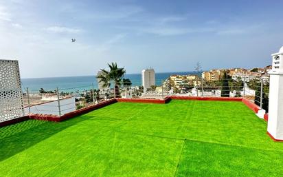 Terrasse von Einfamilien-Reihenhaus zum verkauf in Benalmádena mit Terrasse