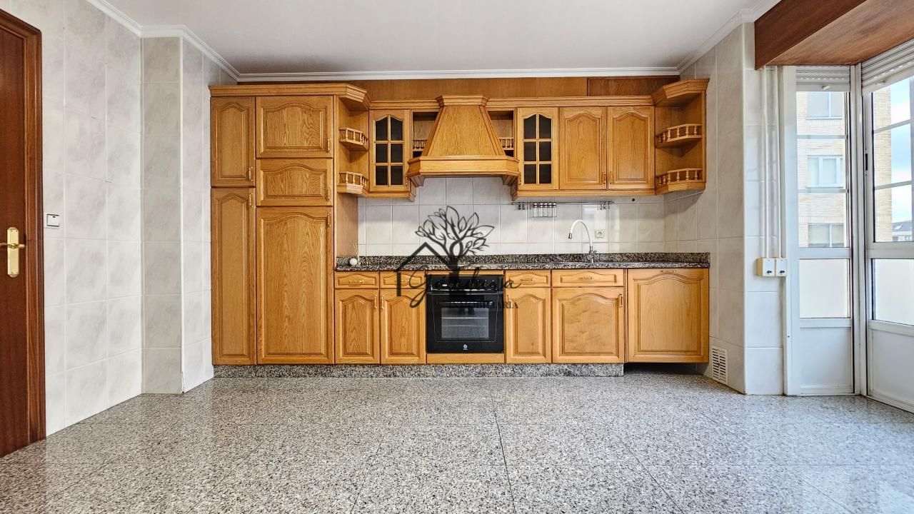 Kitchen of Flat for sale in Narón  with Heating, Terrace and Storage room