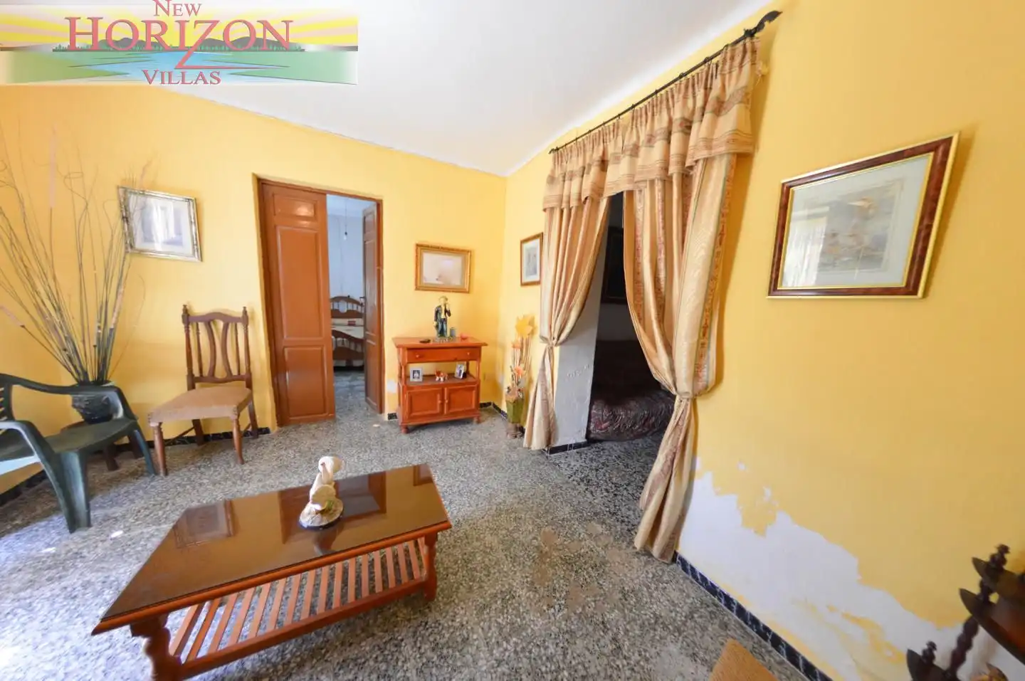 Sala d'estar de Casa o xalet en venda en Arboleas amb Calefacció, Jardí privat i Traster