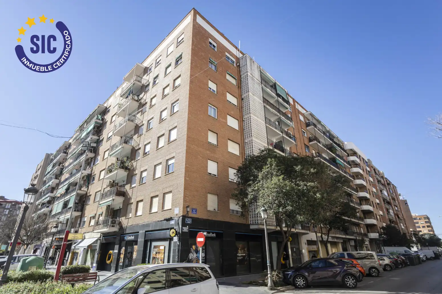 Exterior view of Flat for sale in Valencia  with Air Conditioner and Terrace