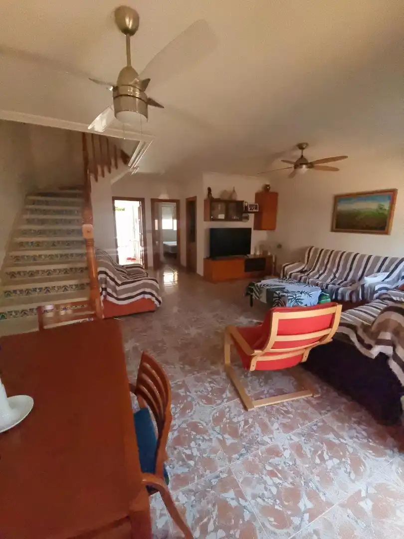 Wohnzimmer von Haus oder Chalet zum Verkauf in San Pedro del Pinatar mit Privatgarten, Terrasse und Möbliert