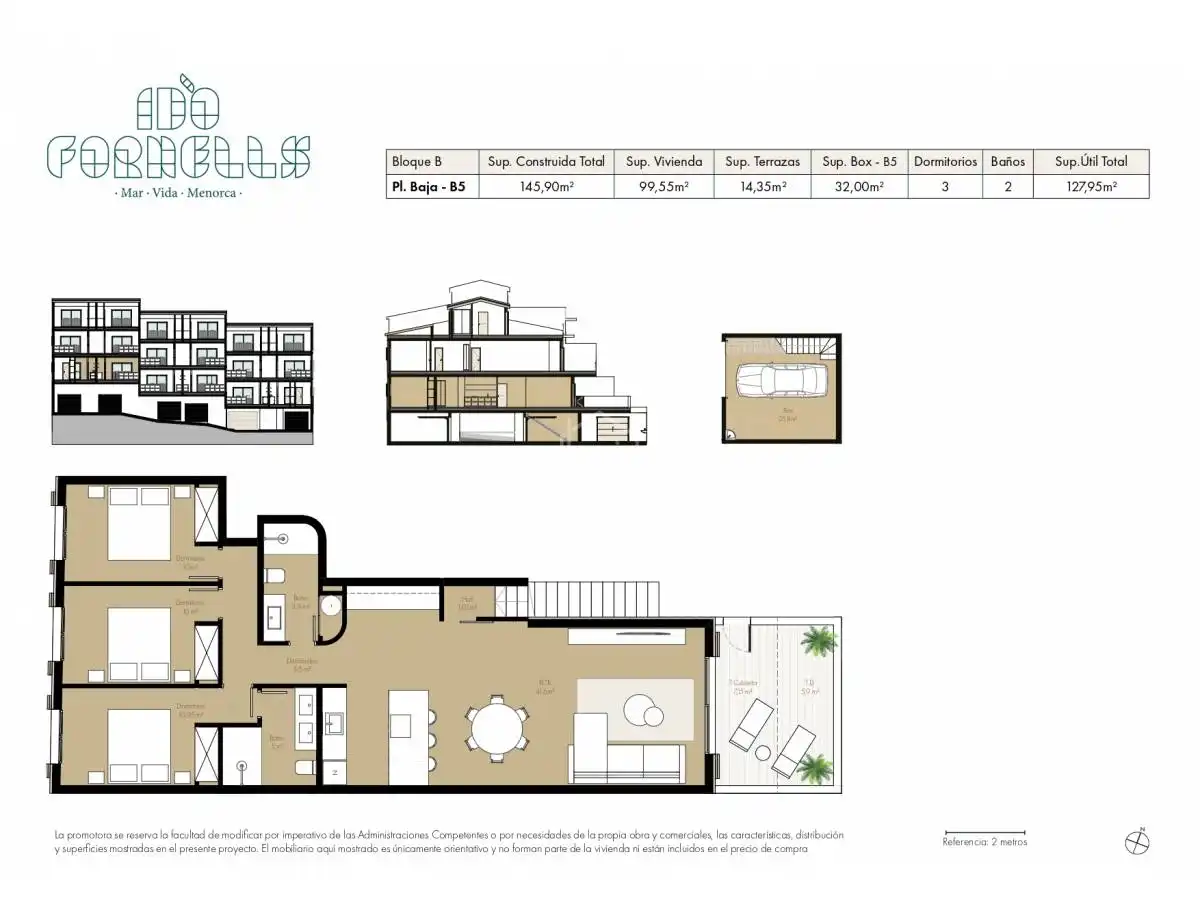 Apartament amb piscina en venda a Fornells, imagen 43