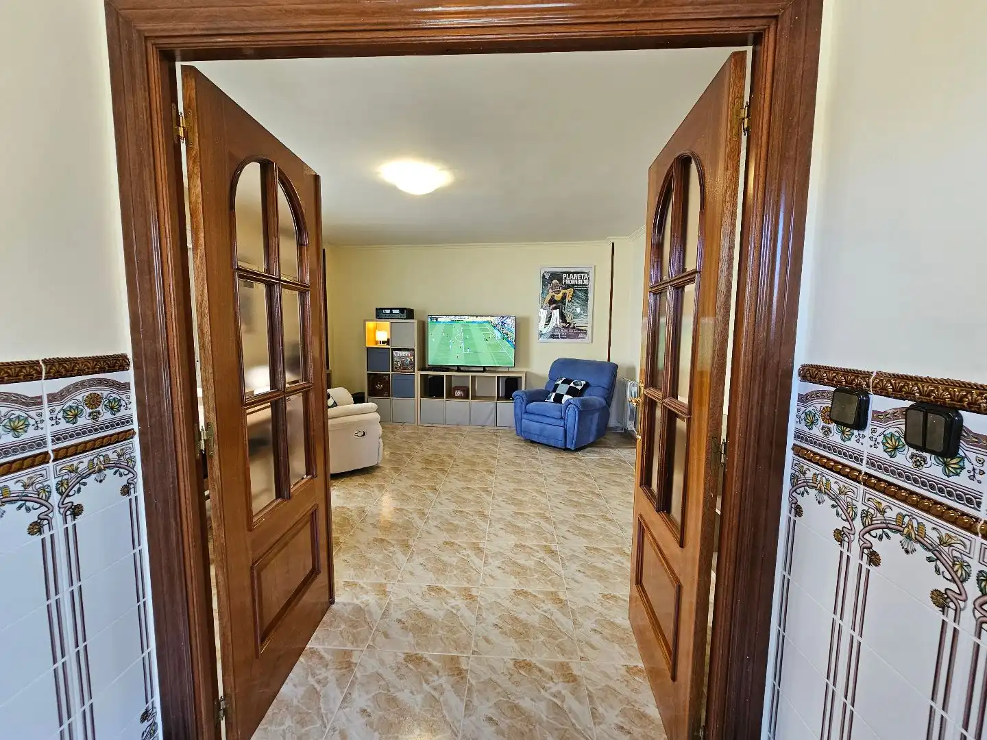 Living room of Houses for sale in Castrillo de la Guareña  with Air Conditioner, Heating and Storage room