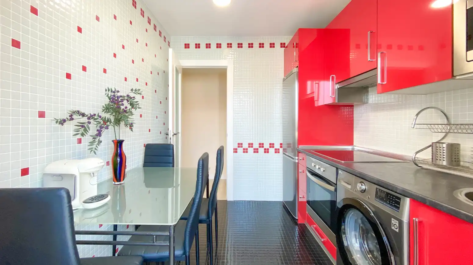 Kitchen of Flat for rent in Santander  with Home automation