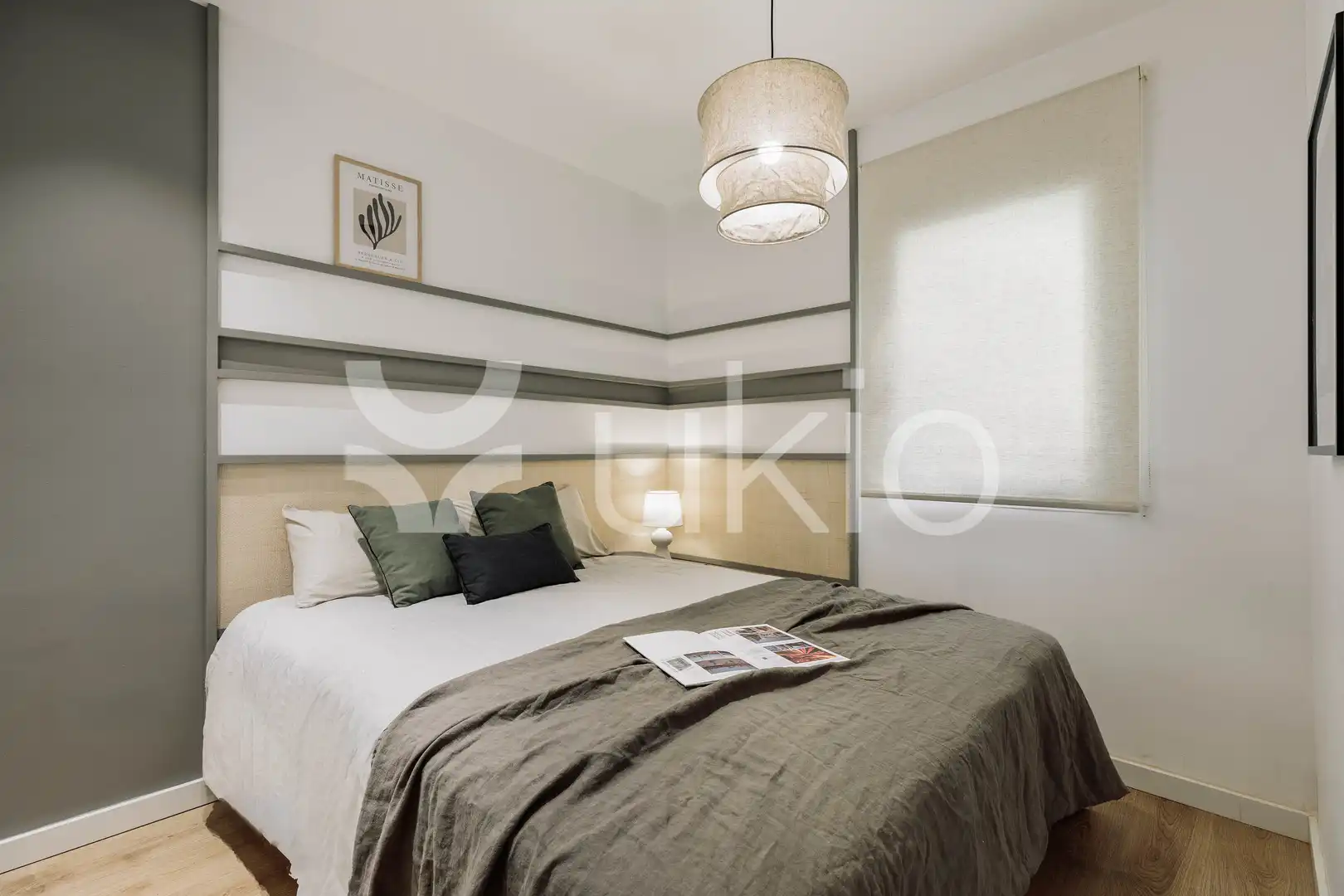 Dormitori de Apartament de lloguer en Barcelona amb Aire condicionat, Calefacció i Terrassa