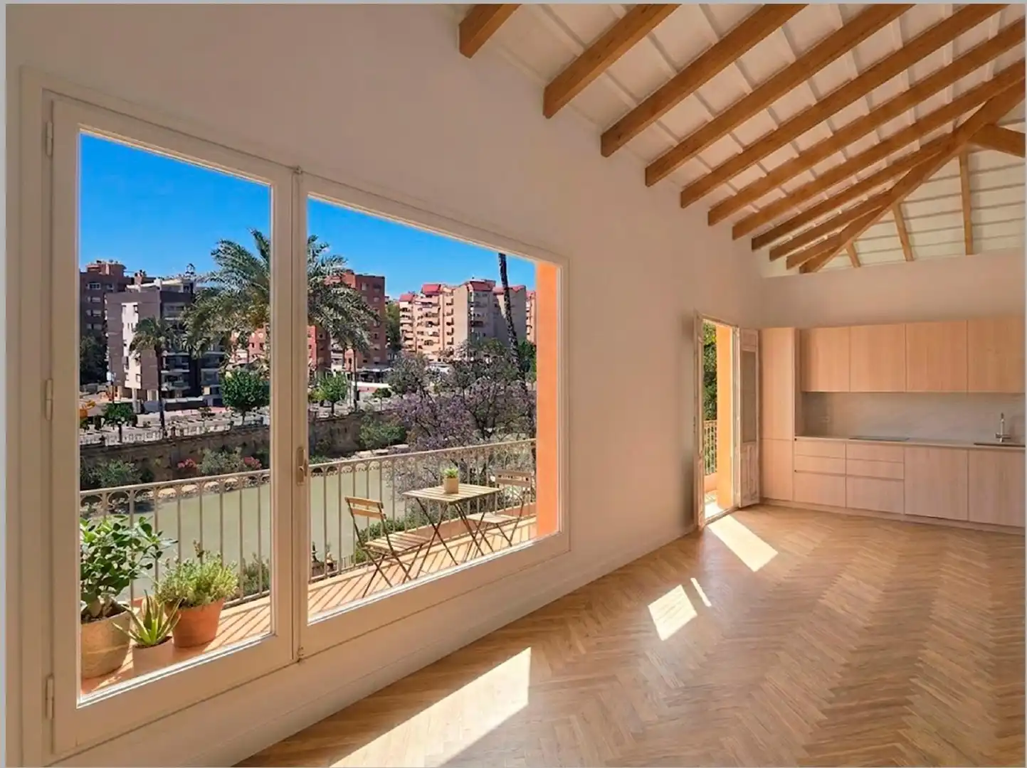 Terraza de Piso en venta en Murcia con Trastero y Balcón