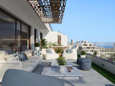 Appartement compact avec piscine à vendre à Balcón de Finestrat - Terra Marina