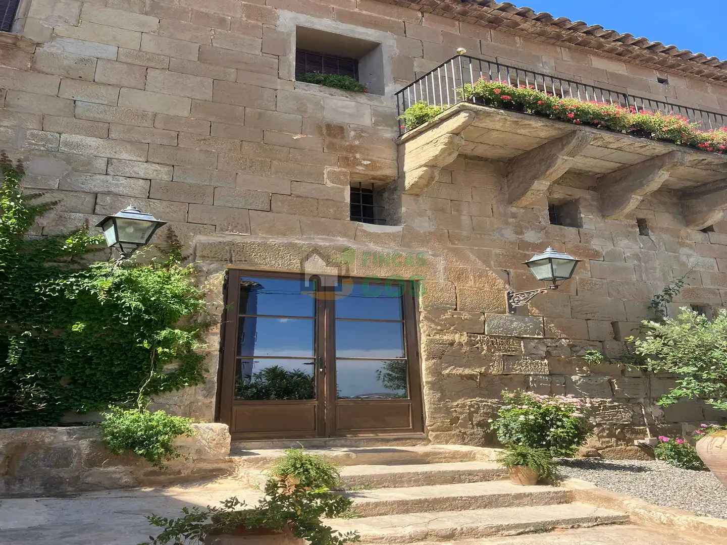 Vista exterior de Casa o chalet en venta en Cervera con Jardín privado, Terraza y Piscina