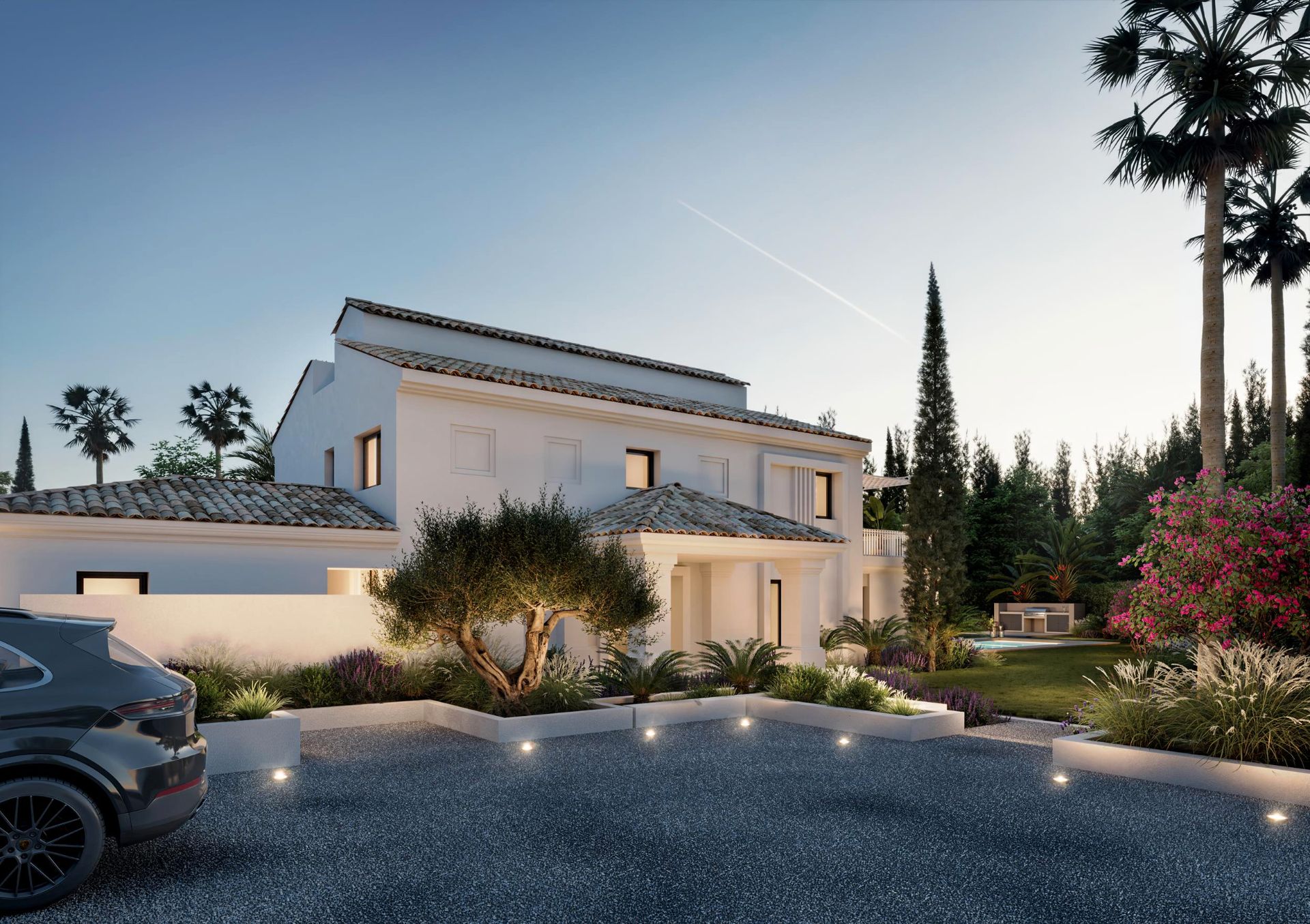 Vista exterior de Casa o xalet en venda en Marbella amb Aire condicionat, Calefacció i Jardí privat
