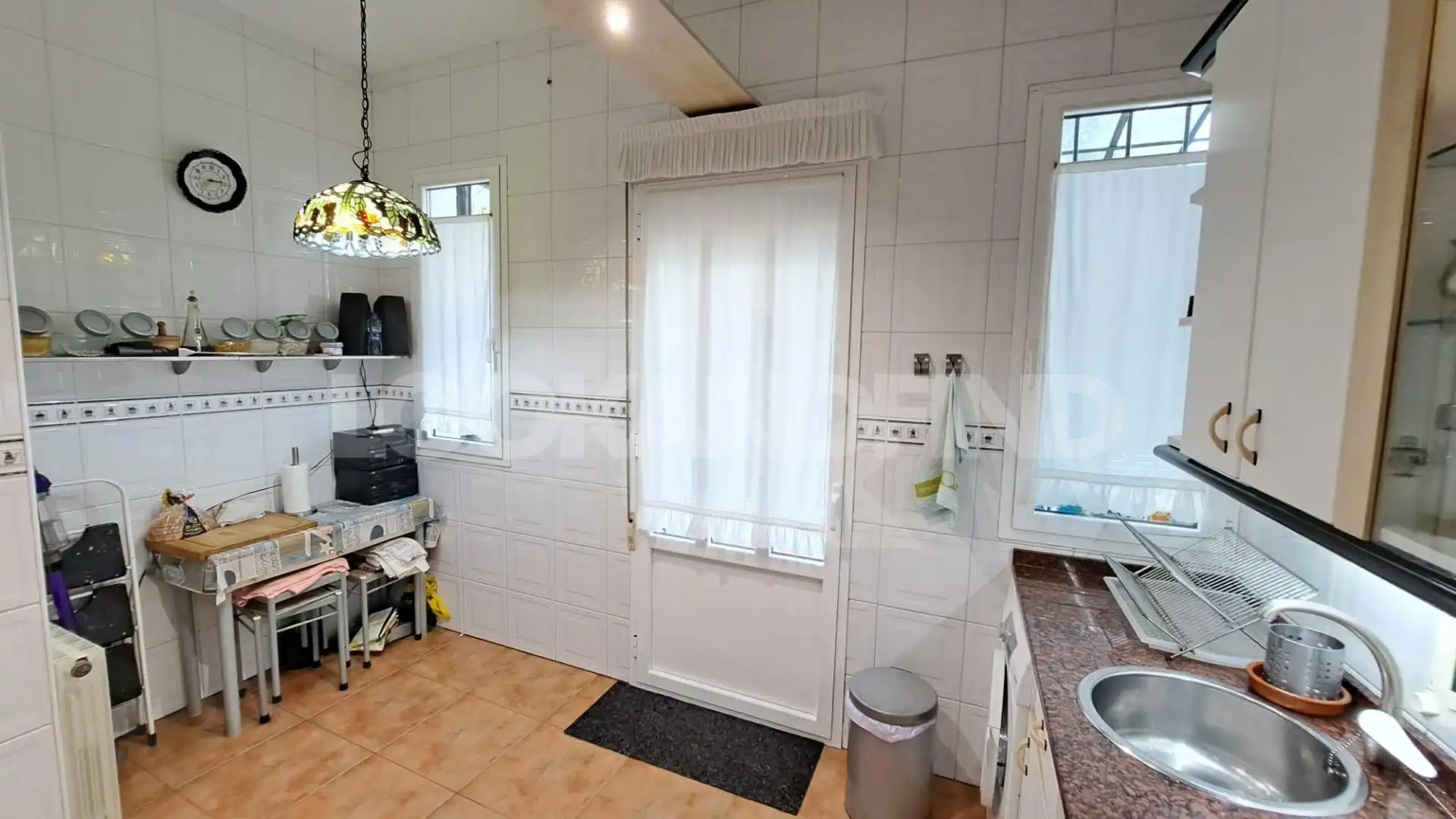 Cuina de Casa o xalet en venda en Bilbao  amb Calefacció, Jardí privat i Terrassa