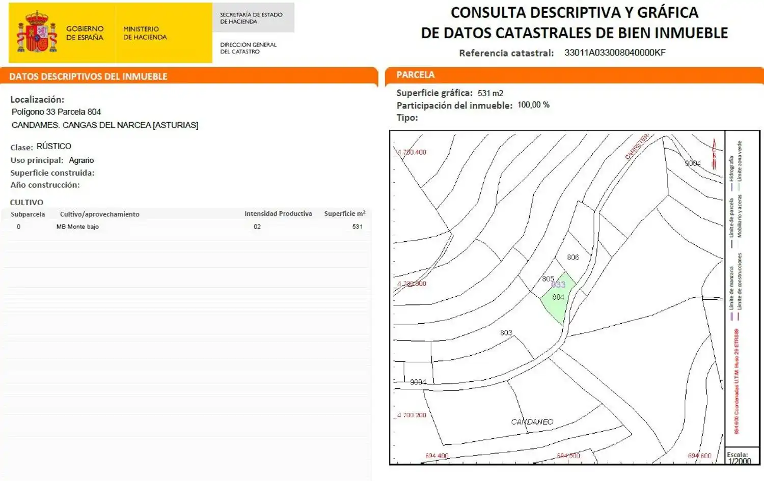 Residencial en venda en Cangas del Narcea