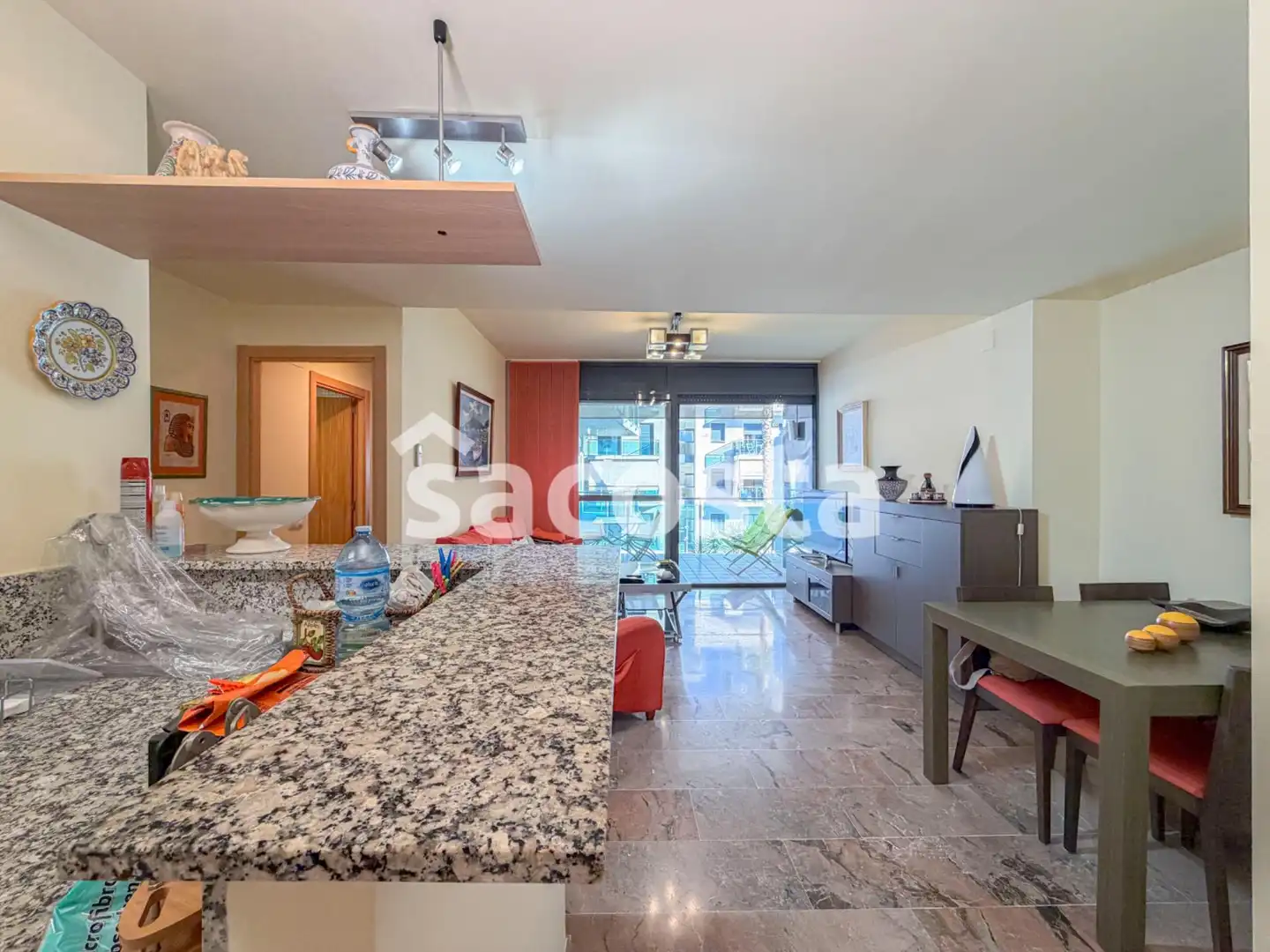 Kitchen of Flat for sale in Lloret de Mar  with Air Conditioner, Heating and Private garden