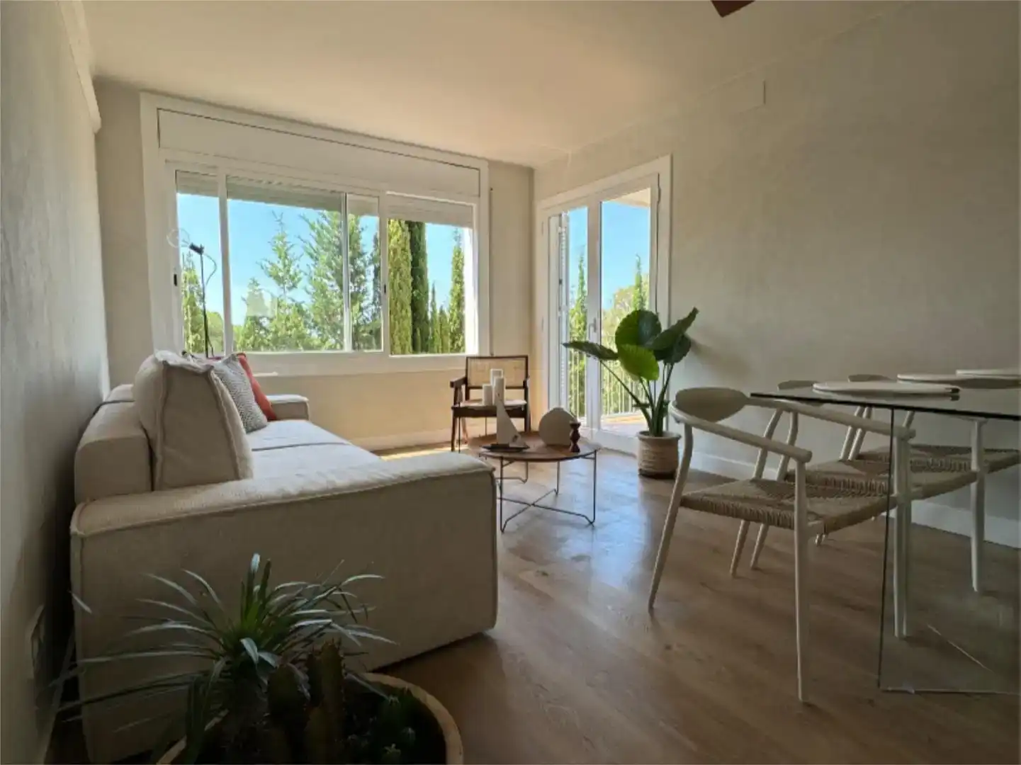 Wohnzimmer von Wohnung zur Miete in Palafrugell