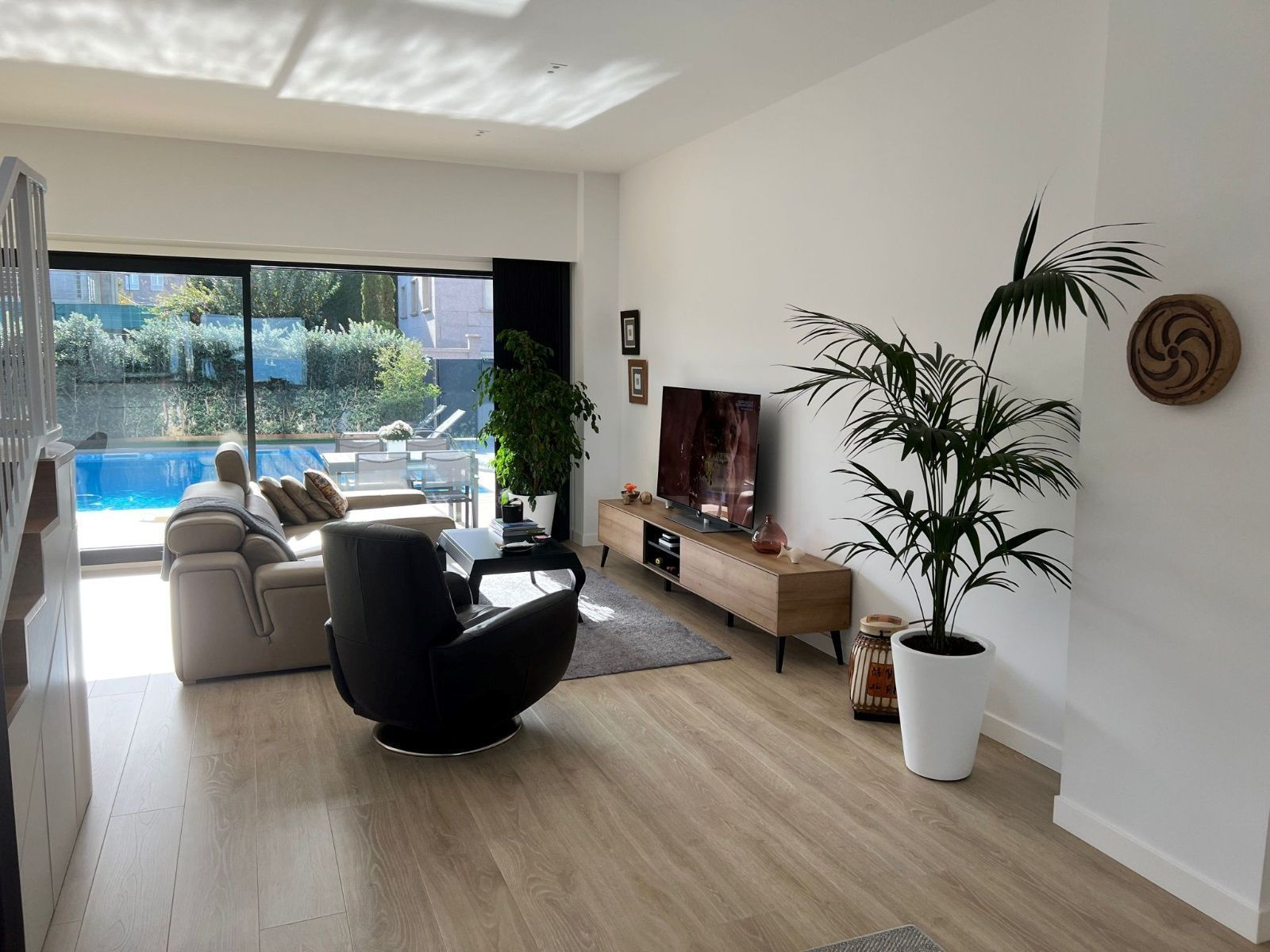 Living room of House or chalet for sale in Vigo   with Heating, Private garden and Parquet flooring