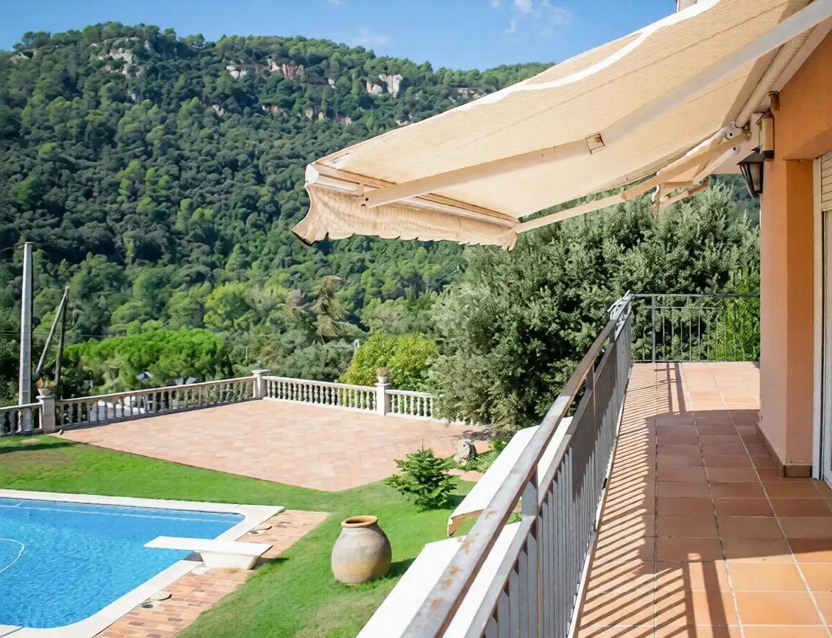 Jardín de Casa o chalet en venta en Tagamanent con Jardín privado, Terraza y Piscina