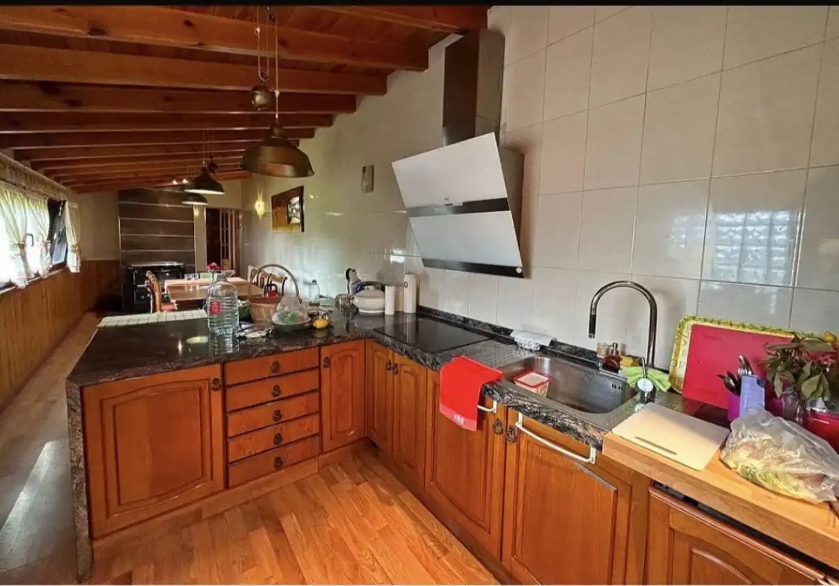 Cocina de Casa o chalet en venta en Mansilla Mayor con Parquet, Trastero y Amueblado