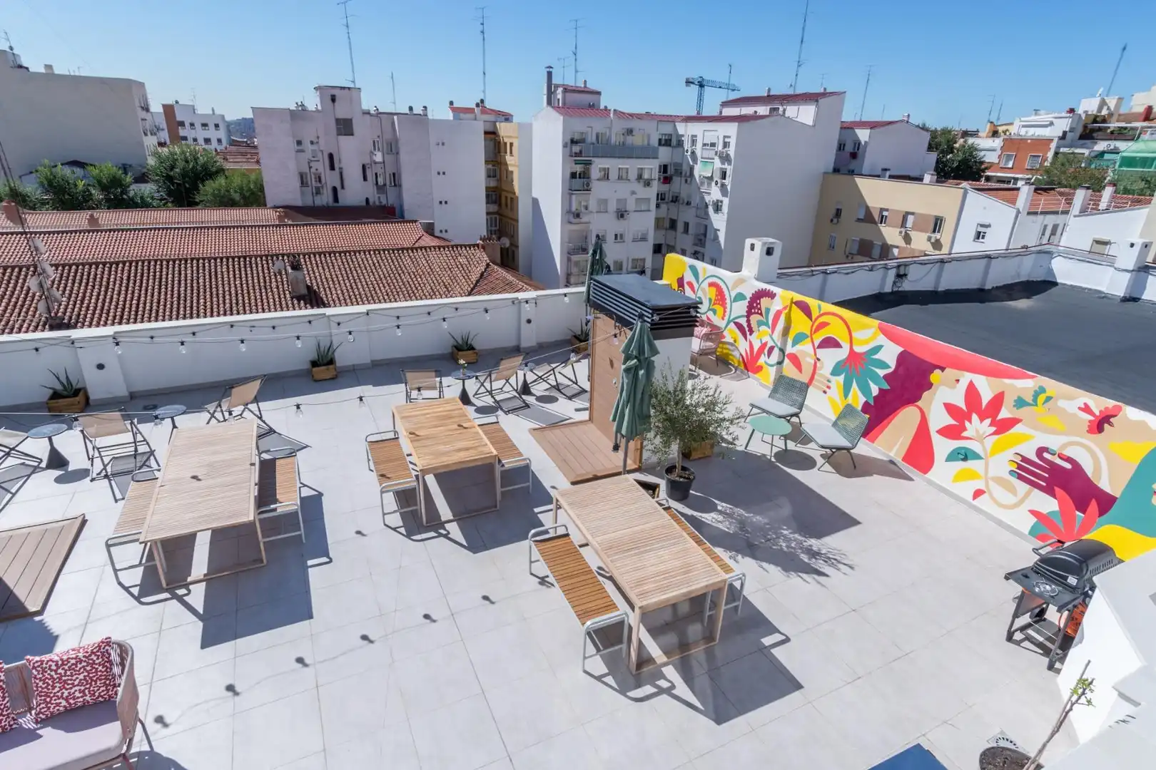 Terrace of Apartments for rent in Madrid  with Air Conditioner, Heating and Terrace