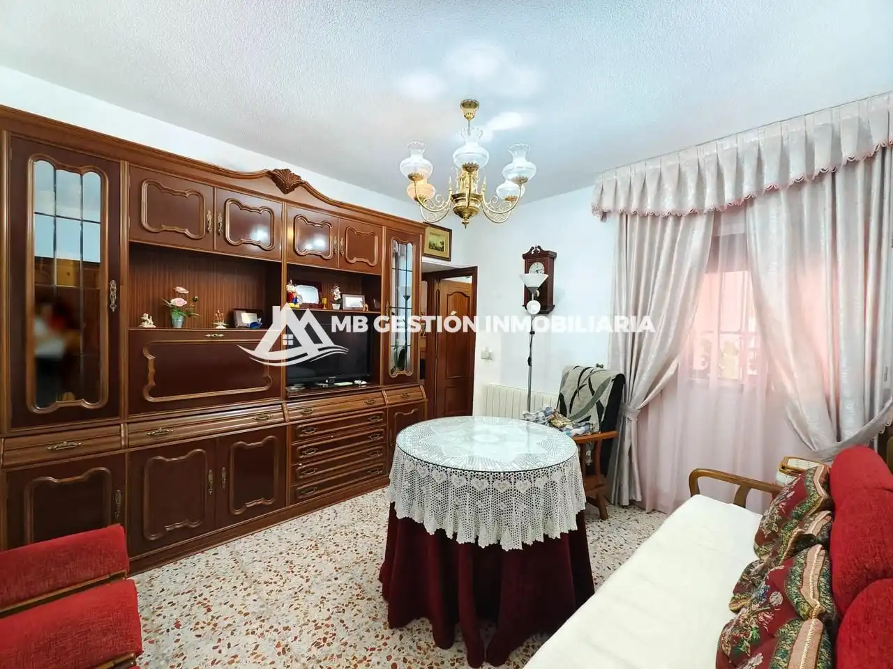 Living room of Ground floor for sale in Getafe  with Heating and Furnished