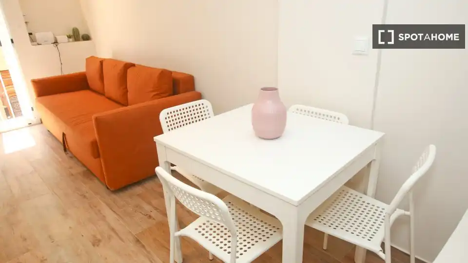 Dining room of Flat for rent in Puçol  with Air Conditioner, Heating and Furnished
