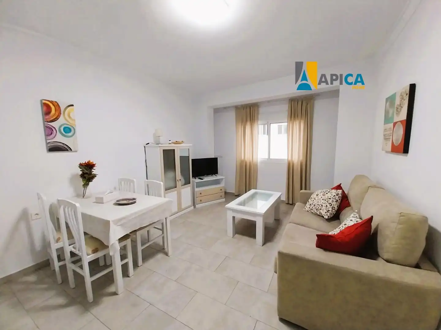 Sala de estar de Piso en venta en Conil de la Frontera con Amueblado