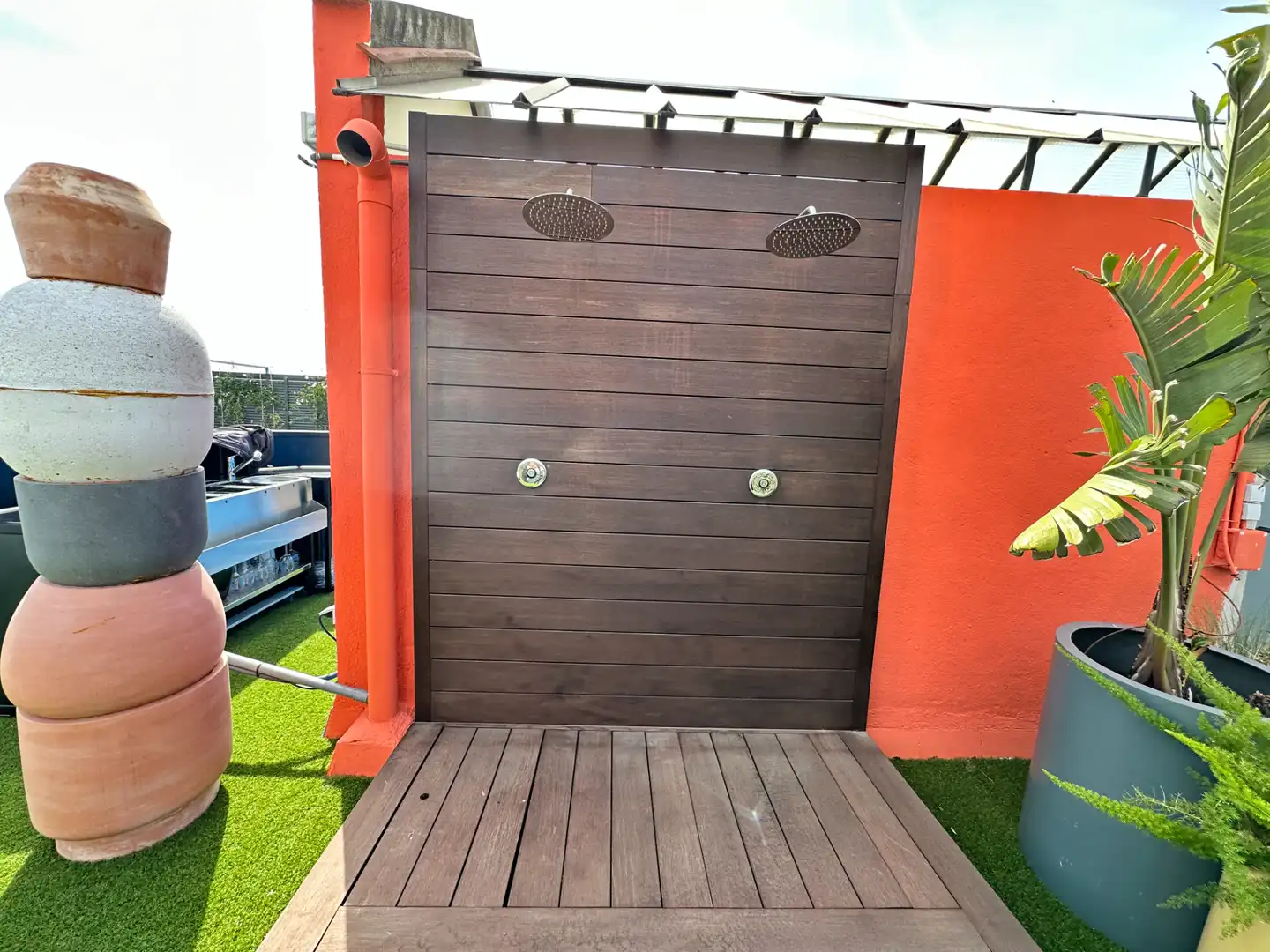 Terraza de Piso de alquiler en Barcelona con Aire acondicionado, Calefacción y Parquet