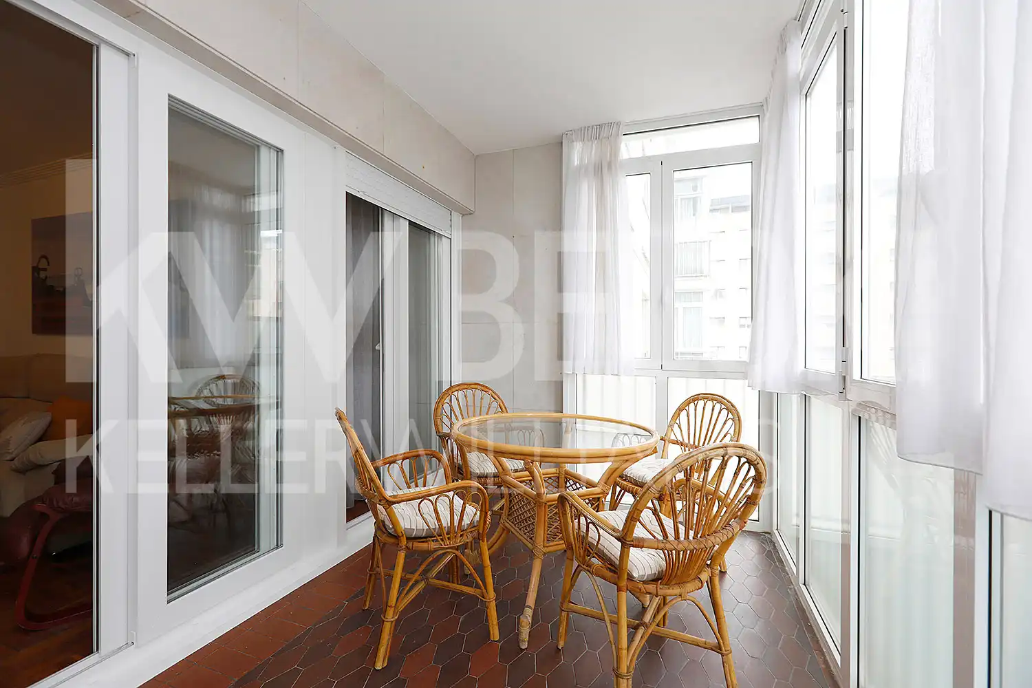 Terraza de Piso de alquiler en Donostia - San Sebastián  con Calefacción, Amueblado y Balcón