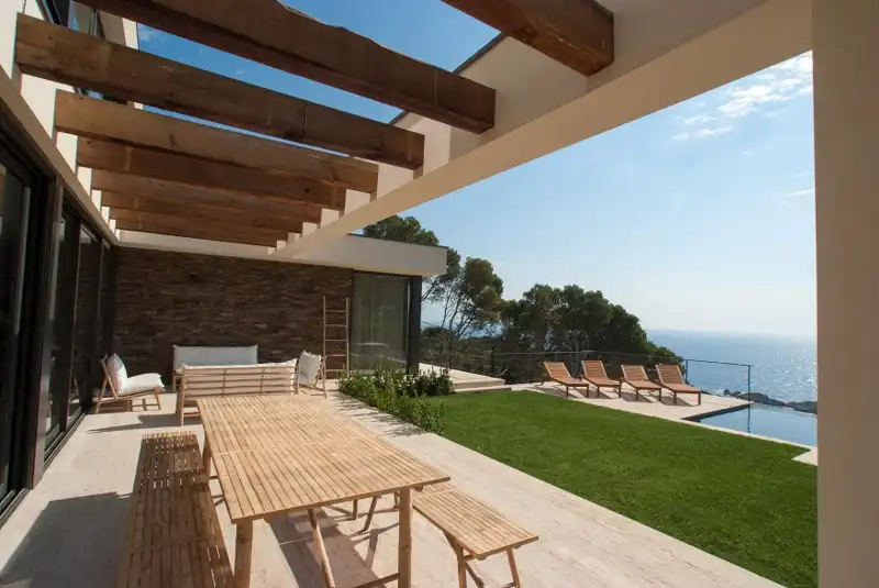 Terraza de Casa o chalet de alquiler en Begur con Aire acondicionado, Jardín privado y Terraza