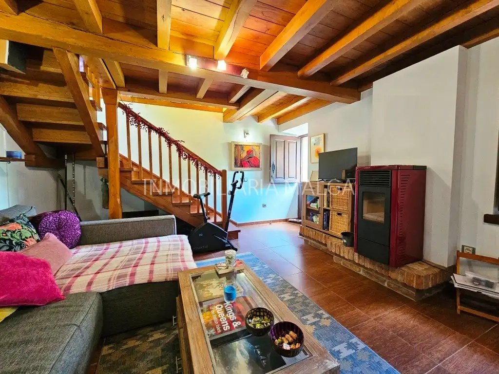 Sala d'estar de Casa o xalet en venda en Villaviciosa amb Calefacció, Jardí privat i Parquet