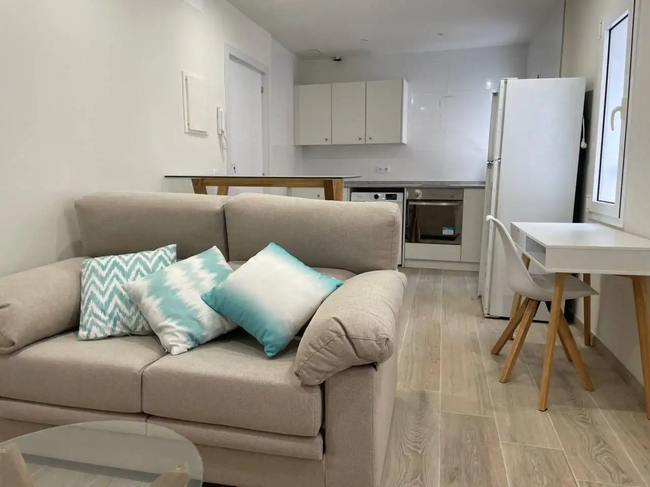 Living room of Houses for rent in Sa Pobla  with Air Conditioner, Terrace and Furnished