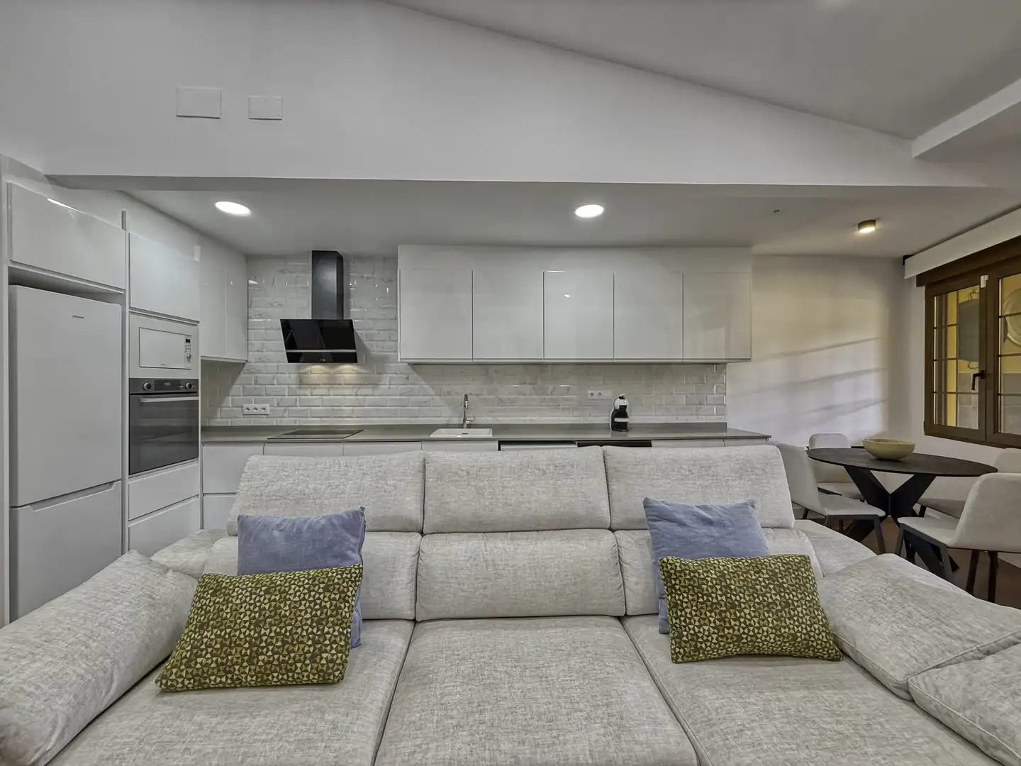 Sala de estar de Dúplex en venta en Alcalá de la Selva con Calefacción y Terraza