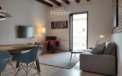 Living room of Flat to rent in  Barcelona Capital  with Air Conditioner, Terrace and Balcony